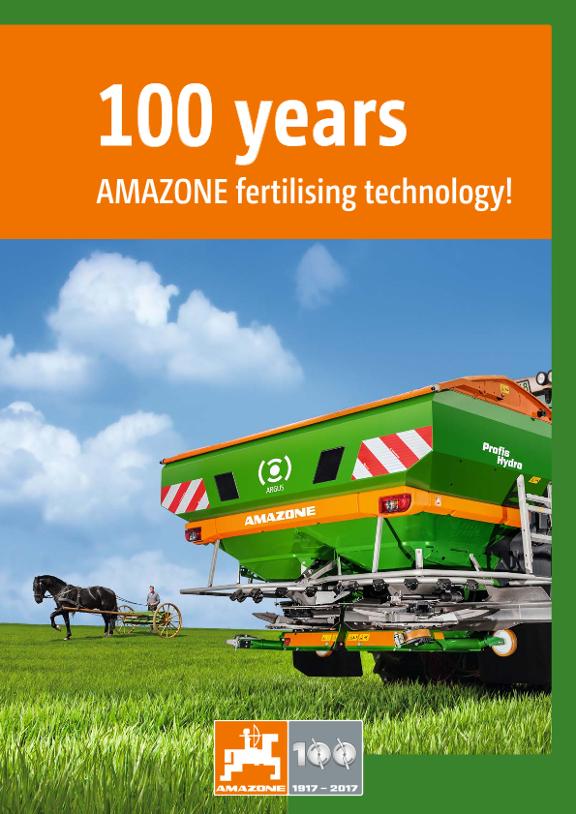 Leaflet 100 years AMAZONE fertilising technology