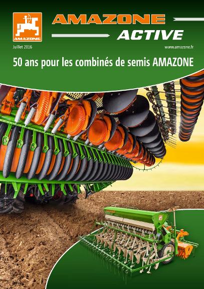 Brochure AMAZONE Active, Ausgabe 10, 2016 (fr)