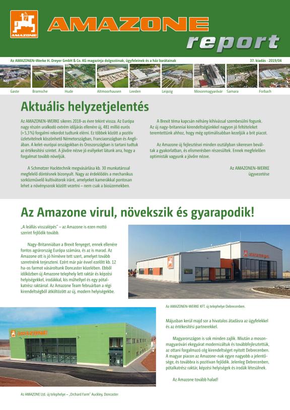 Amazone-Report 2019/01 - Nr. 37 (hu)