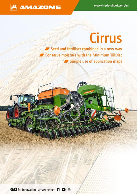 Beileger Cirrus seed and fertiliser