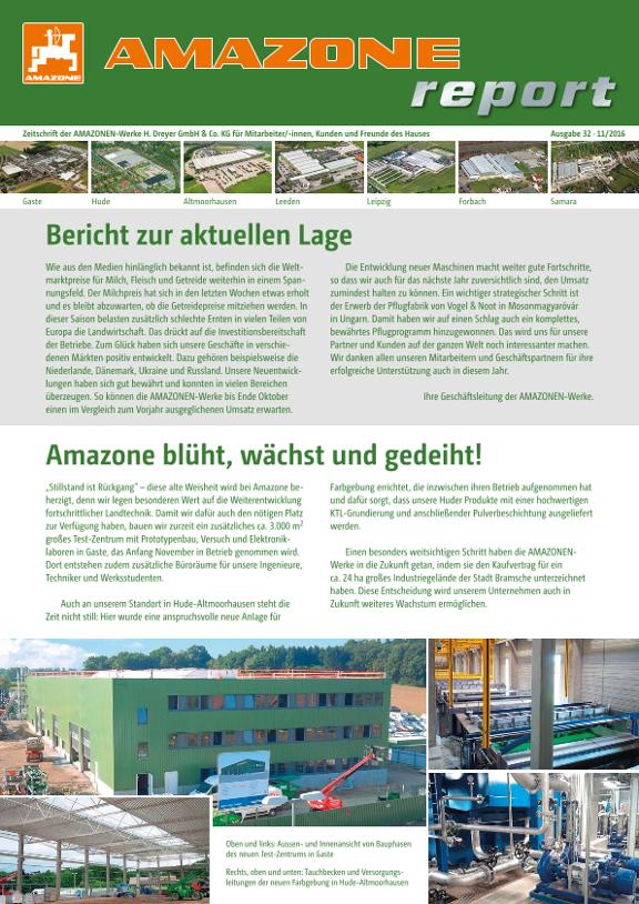 Amazone-Report 2016/02 - Nr. 32 (de) 