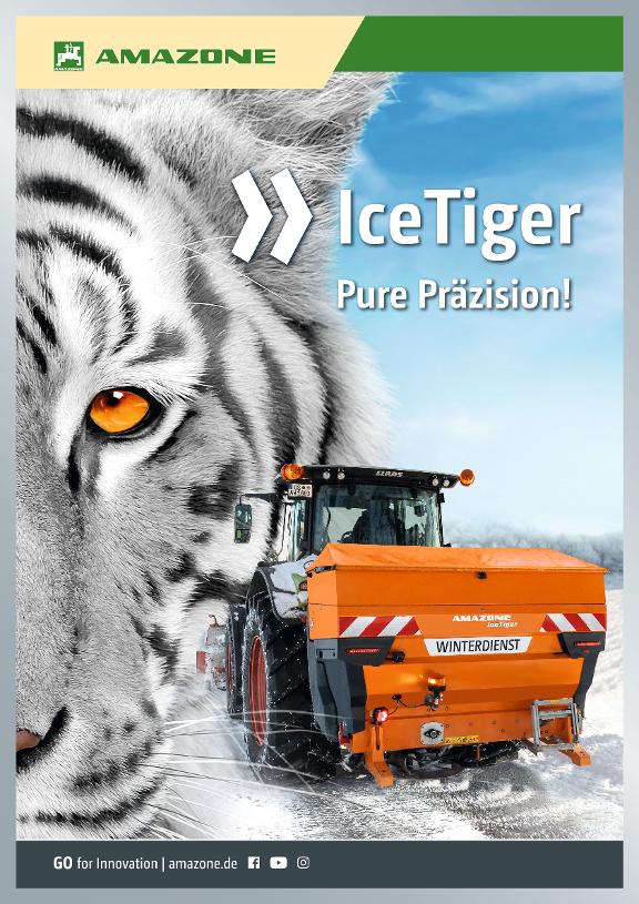 Poster "IceTiger – Pure Präzision!", 594 x 841 mm
