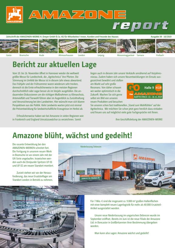 Amazone-Report 2019/02 - Nr. 38 (de) 