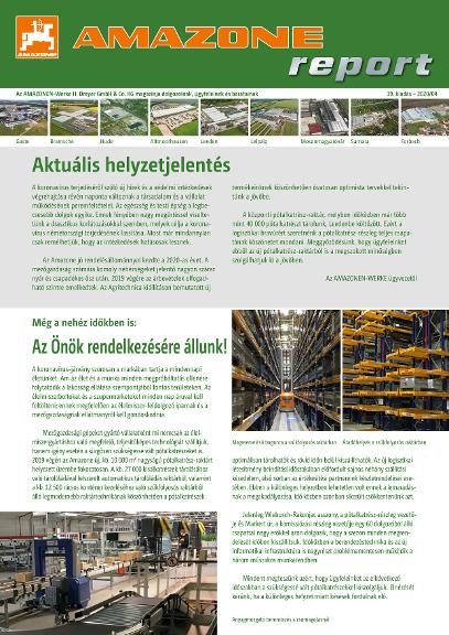 Amazone-Report 2020/01 - Nr. 39 (hu)