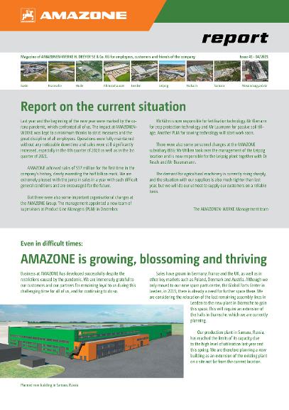 Amazone-Report 2021/01 - Nr. 41 (en)
