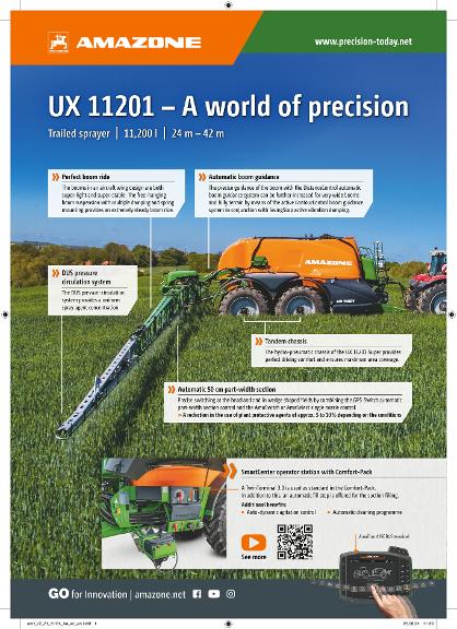 Advertisement „UX 11201 – A world of precision“, A4, 4c, en