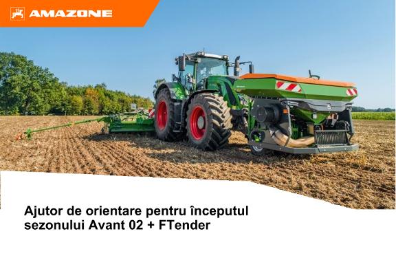 Ghid rapid pentru începutul sezonului Avant 02 + FTender