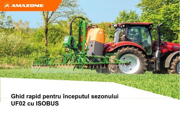 Ghid rapid pentru începutul sezonului UF02 cu ISOBUS
