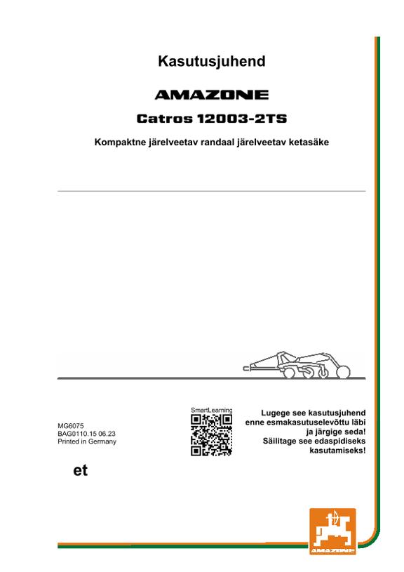 Kasutusjuhend CATROS 12003-2TS 