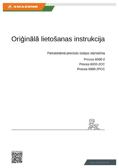 Ekspluatācijas instrukcija PRECEA 6000-2/-2CC/-2FCC