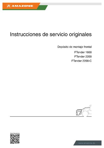 Manual del operador FTENDER 1600 / 2200 / 2200-C