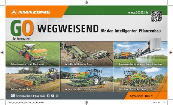Anzeige „WEGWEISEND für den intelligenten Pflanzenbau", 184x107, 4c, de, Z