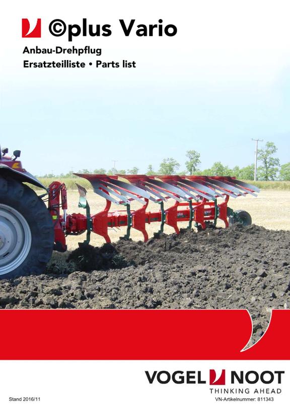 Ersatzteilliste C-PLUS VARIO M/XM/XMS/XS/XS PRO