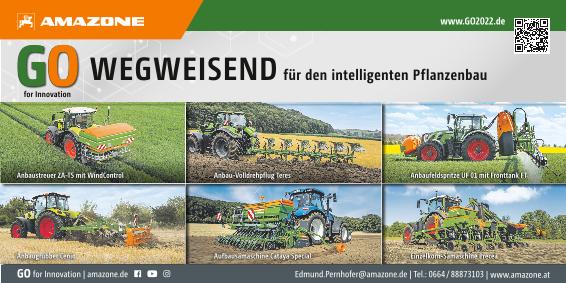 Anzeige „WEGWEISEND für den intelligenten Pflanzenbau", 200x100, 4c, at, z