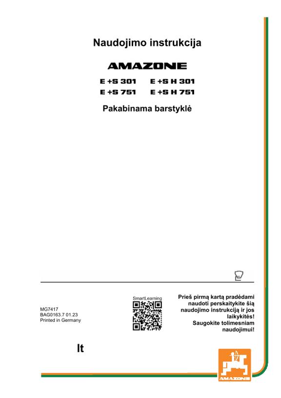 Naudojimo instrukcija E+S 301/751 