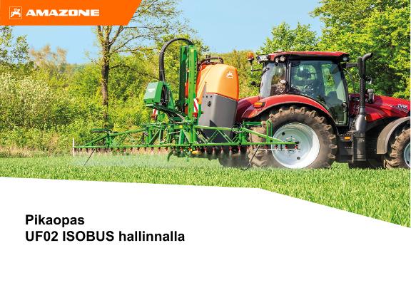 Pikaopas UF02 ISOBUS hallinnalla