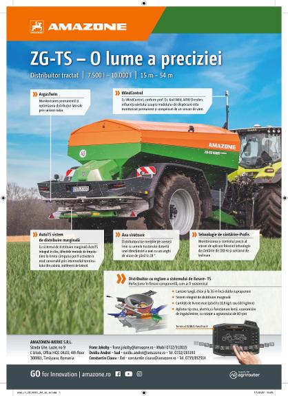 Anzeige „ZG-TS – O lume a preciziei“, A4, 4c, ro