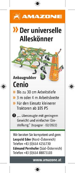 Anzeige „Der universelle Alleskönner – Cenio”, 42x115,4c, at, z