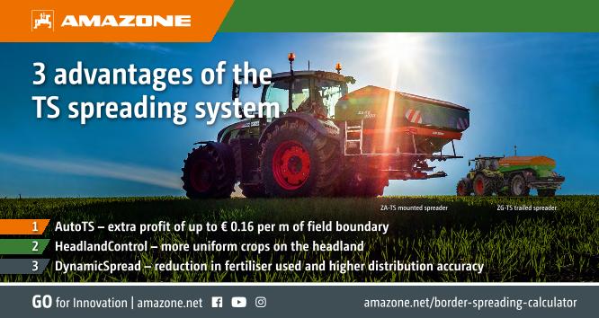 Flyer 3 advantages of the TS spreading system