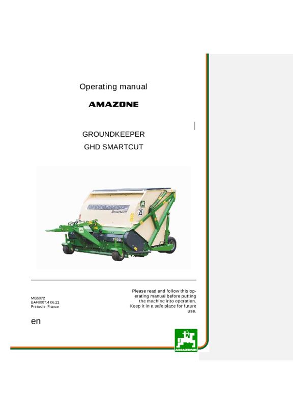 Operation manual GHD 02