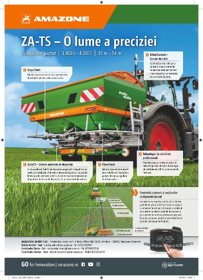 Anzeige „ZA-TS – O lume a preciziei“, A4, 4c, ro