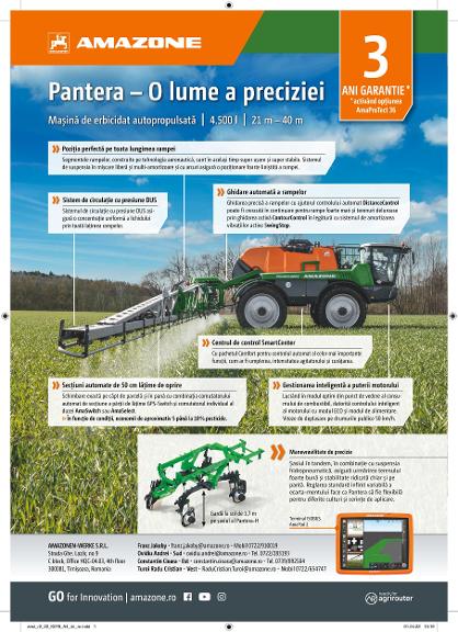 Anzeige „Pantera – O lume a preciziei“, A4, 4c, ro