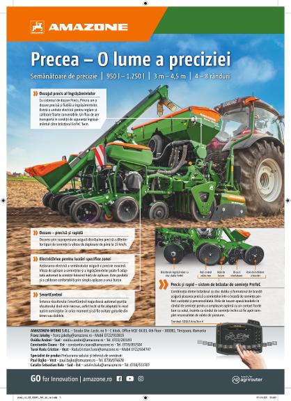 Anzeige „Precea – O lume a preciziei“, A4, 4c, ro
