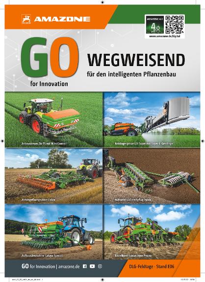 Anzeige „WEGWEISEND für den intelligenten Pflanzenbau", A4, 4c