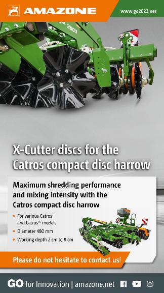 WhatsApp Advertisement „X-Cutter discs for the Catros compact disc harrow“, 1080x1920 pix, rgb, en