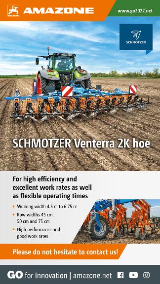 WhatsApp Advertisement „SCHMOTZER Venterra 2K hoe”, 1080x1920 pix, rgb, en