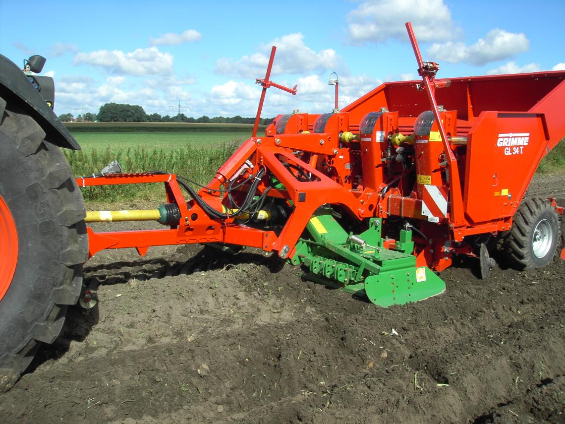 Amazone KG3000 an Grimme GL34T