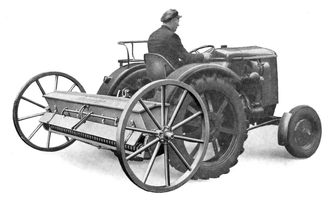 Schlepper Duengerstreuer