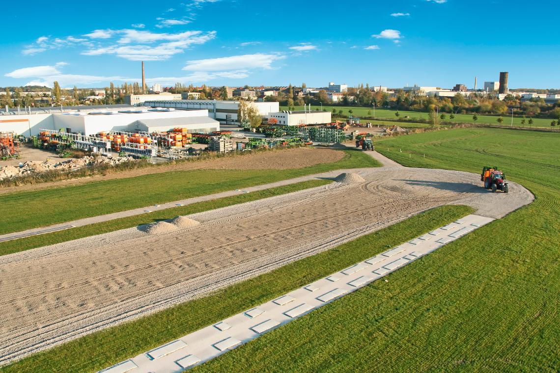 Testtrack Leipzig Spritzen