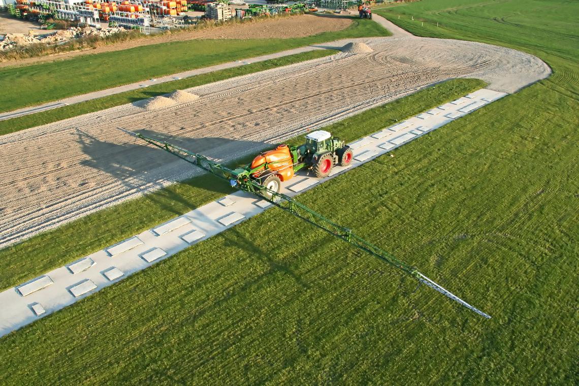 Testtrack Leipzig Spritzen