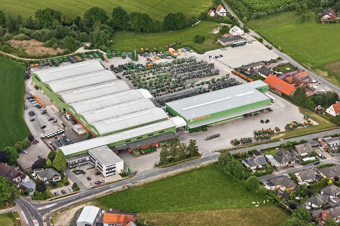Luftbild Leeden