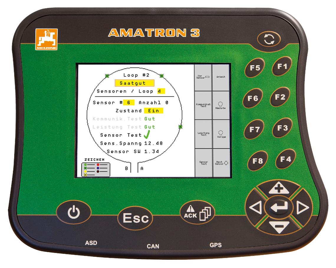 AMATRON3 Duengerflussueberwachung