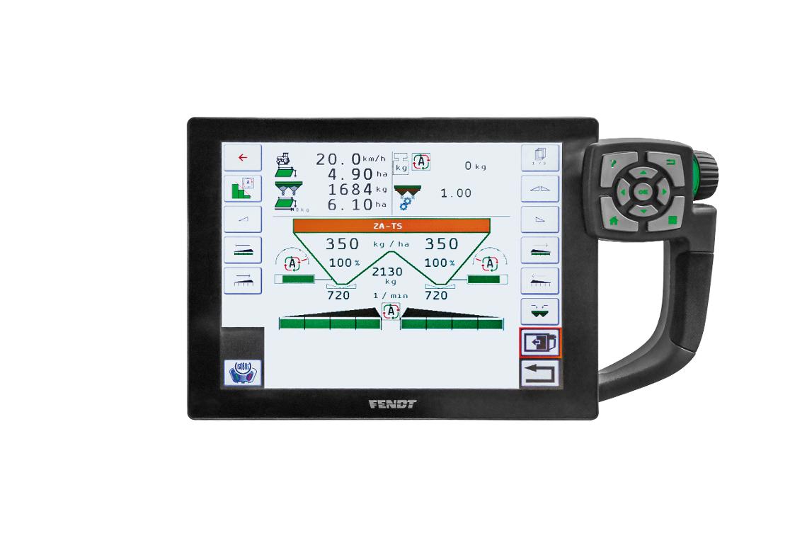 Fendt-Vario-Terminal in Traktor