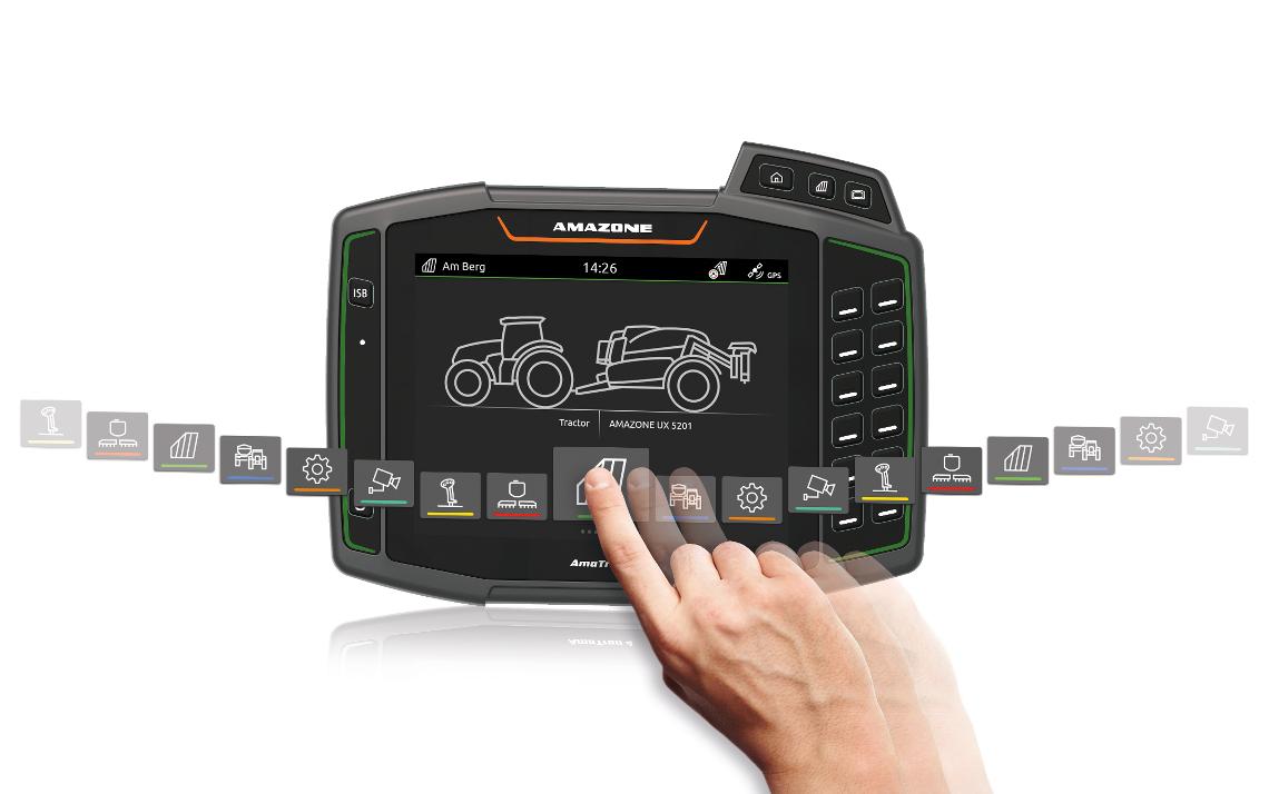 AmaTron 4 App-Karussell