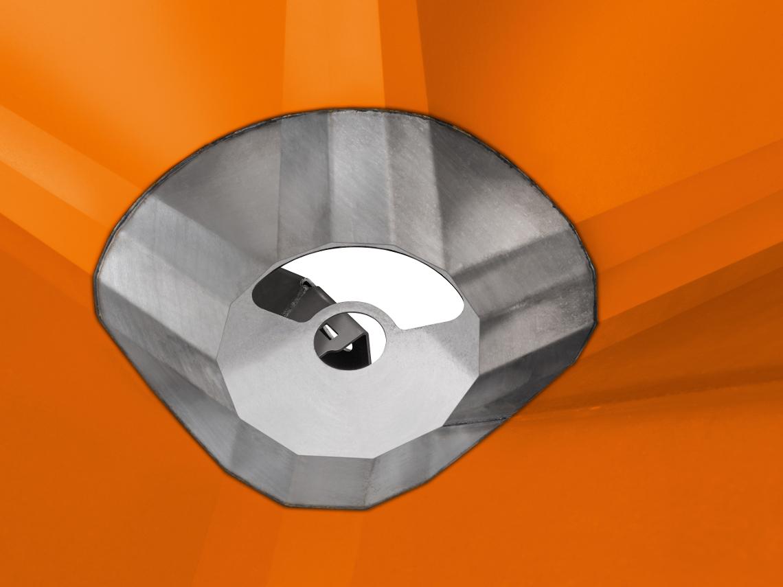 E-und-S Detail Trichterspitze VA Edelstahl
