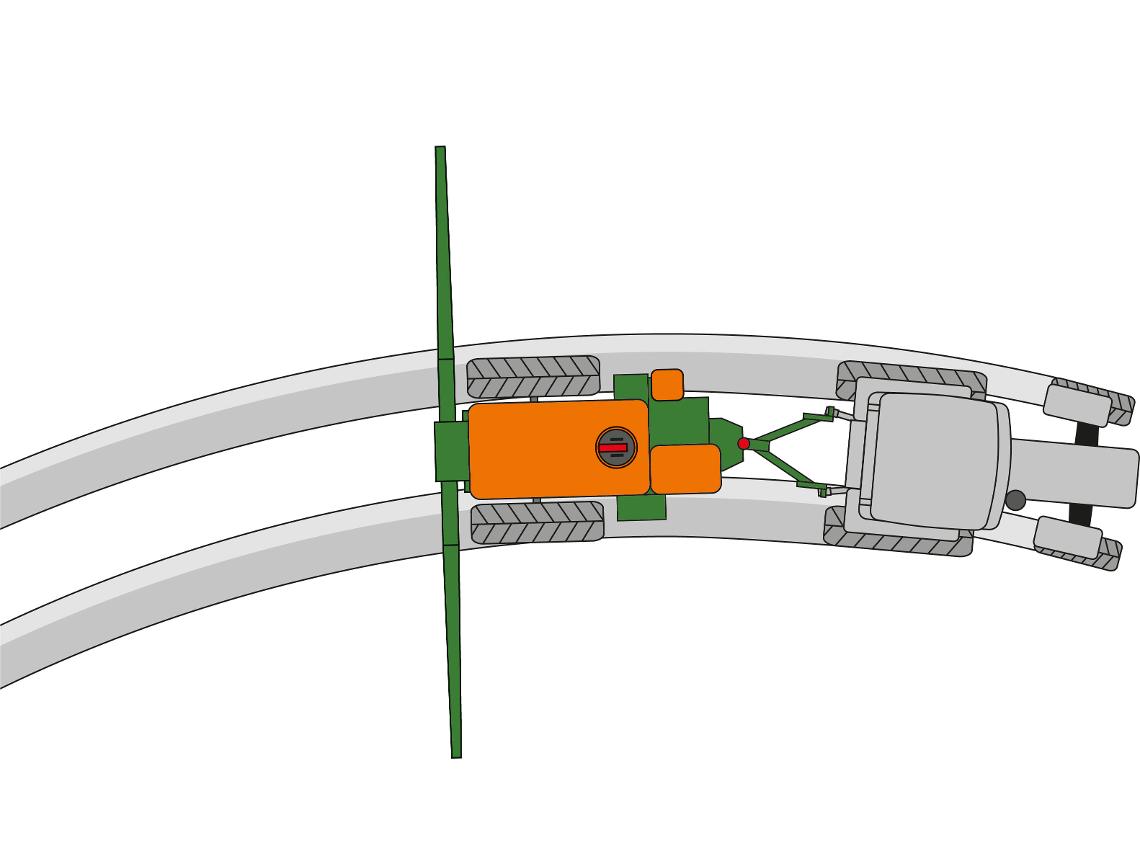 UG mit SelfTrail Deichsellenkung und Amaspray