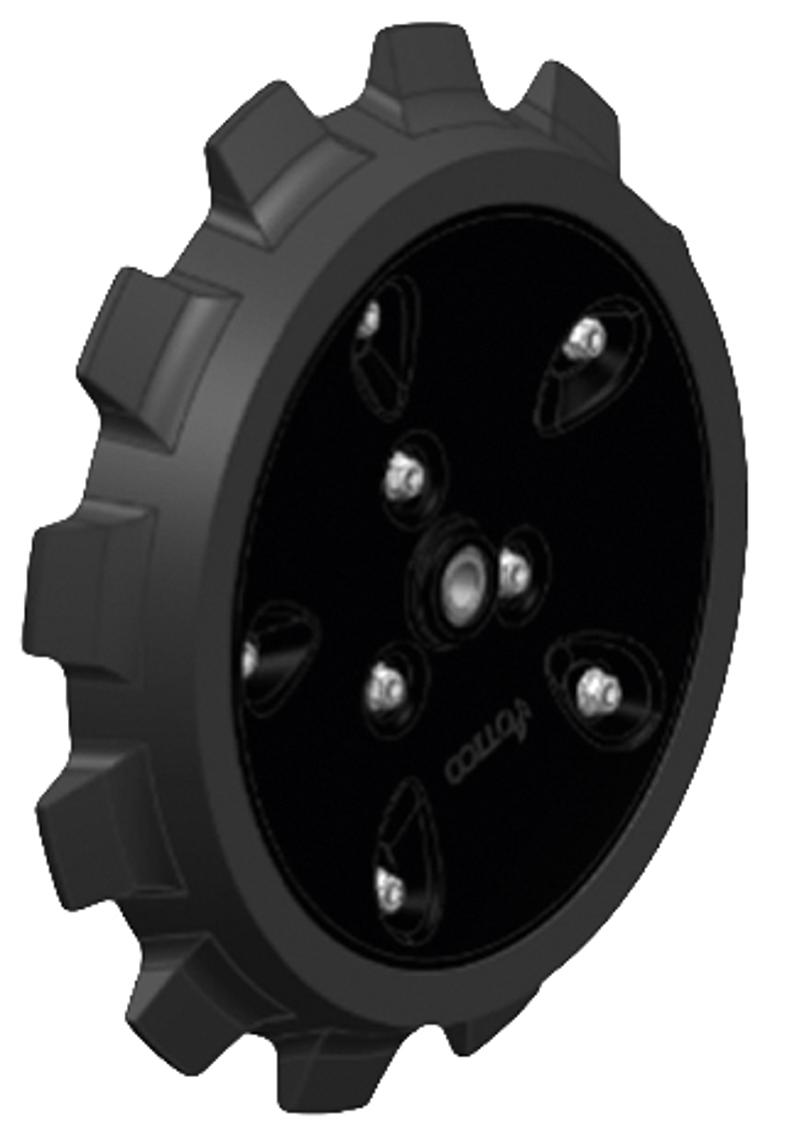 Andruckrolle 50mm gezackt