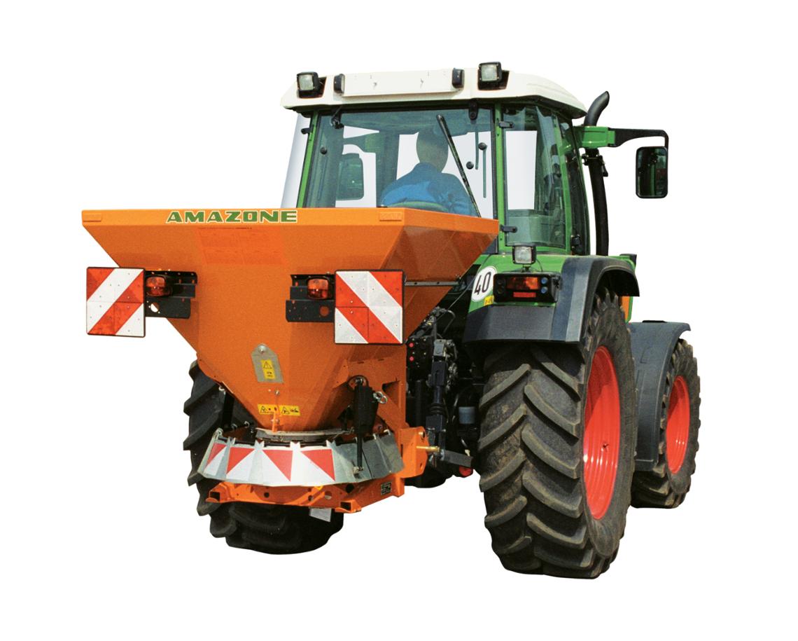 Amazone ZA-X mit Schlepper