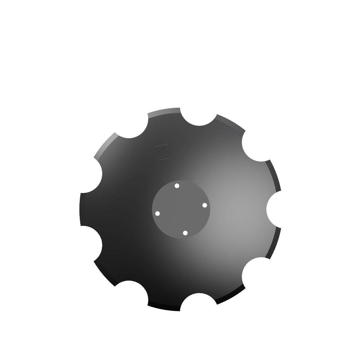 Scheibe 510 5 gezackt
