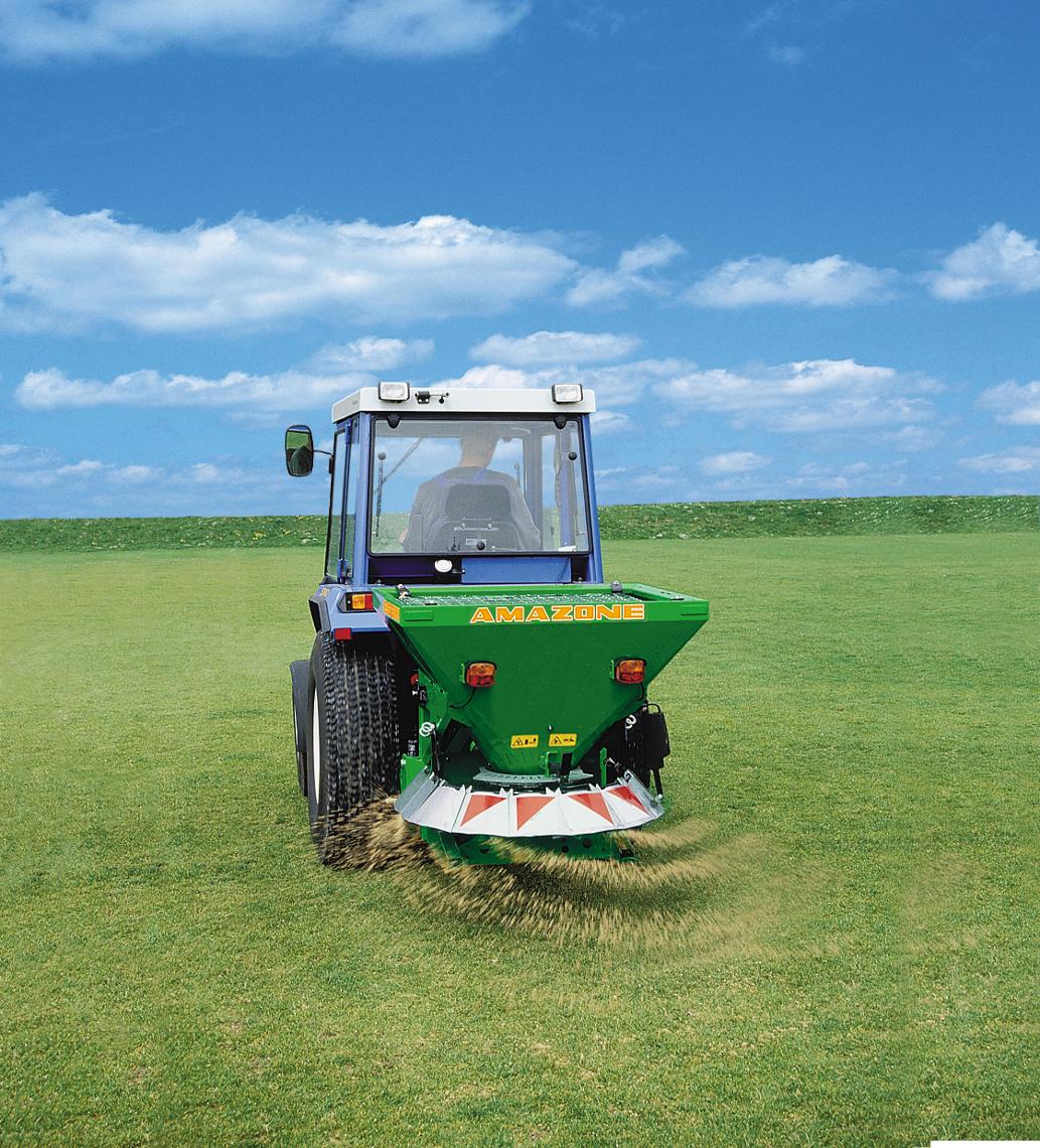 Amazone ZA-X Gruen Einsatz