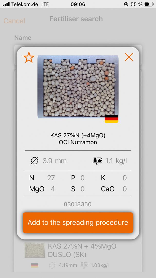 mySpreader Duengersuche EN