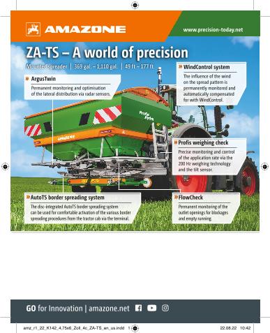 Advertisement „ZA-TS – A world of precision“, 4,75x6 Zoll, 4c, en (USA)