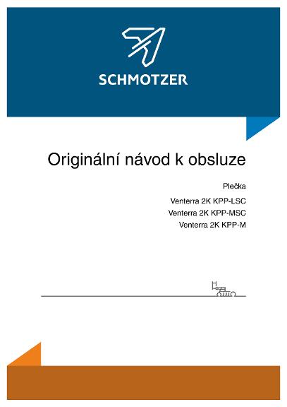 Návod na obsluhu Plečka Schmotzer Venterra 2K KPP-LSC/KPP-MSC/KPP-M