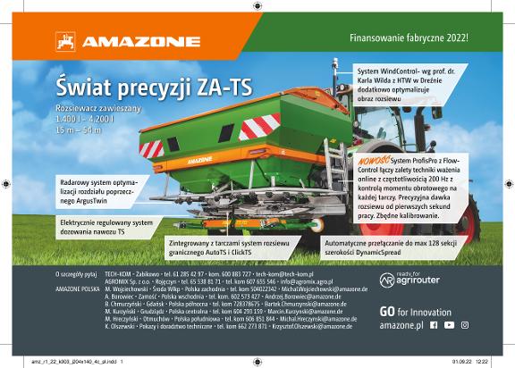 Anzeige „Świat precyzji ZA-TS”, 204x140, 4c, pl