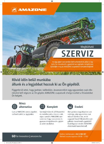 Anzeige "Megbízható SZERVIZ", A4, 4c, hu