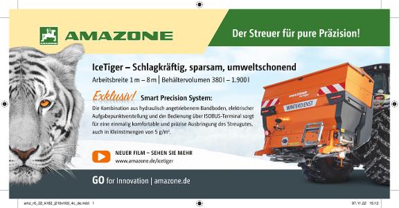 Anzeige Winterdienst "Pure Präzision! – IceTiger", 210x100, 4c